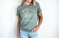 Olive Made To Worship Tultex Vintage Faith Based Graphic Tee