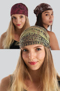 Tie-Dye Deity Print Headwrap (HB-58)