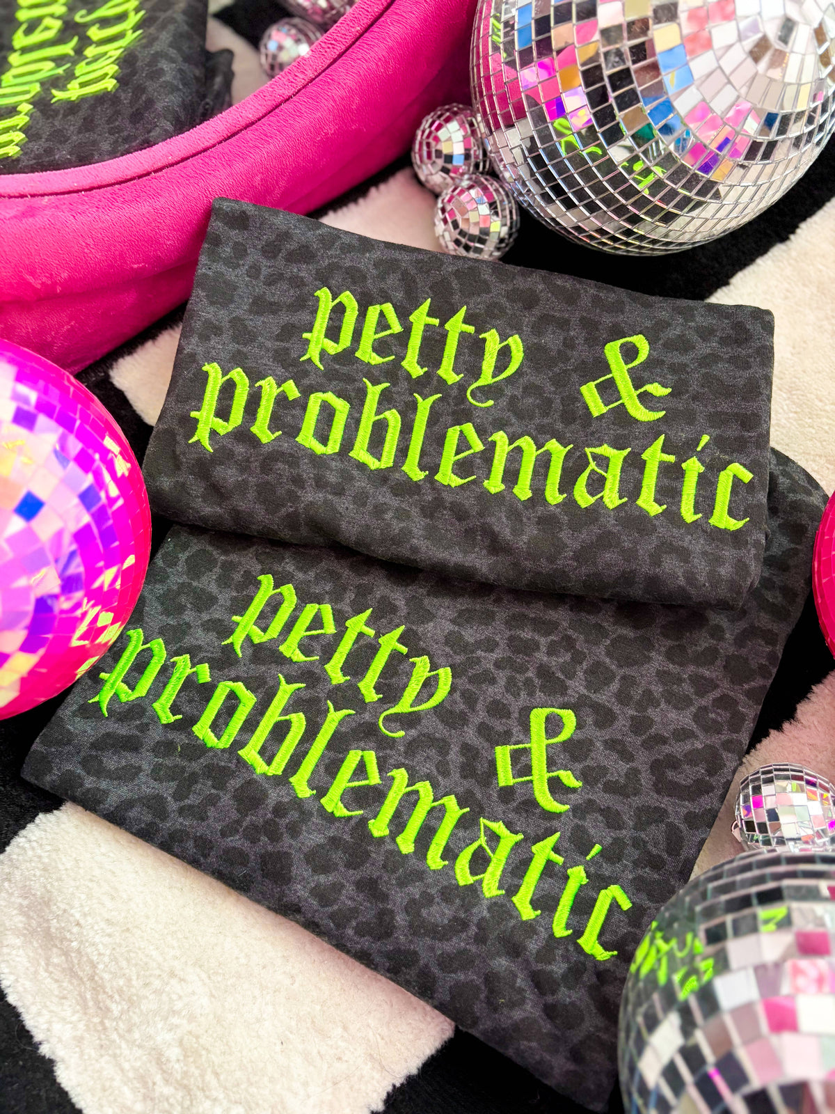 Petty & Problematic Embroidered Tee