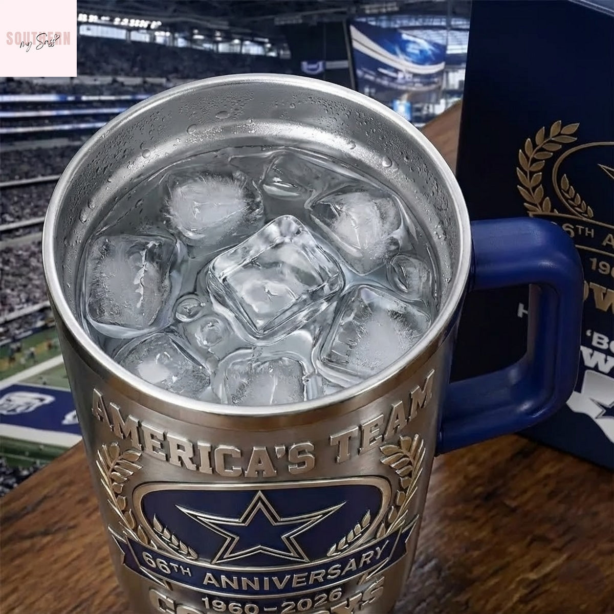 Dallas Cowboys 66th Anniversary 1960-2026 Tumbler
