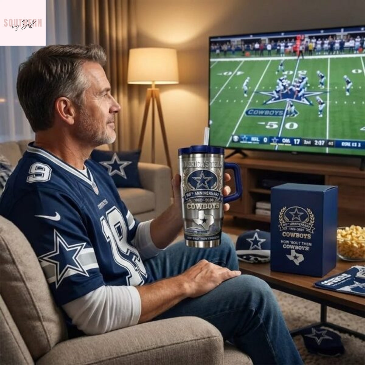 Dallas Cowboys 66th Anniversary 1960-2026 Tumbler