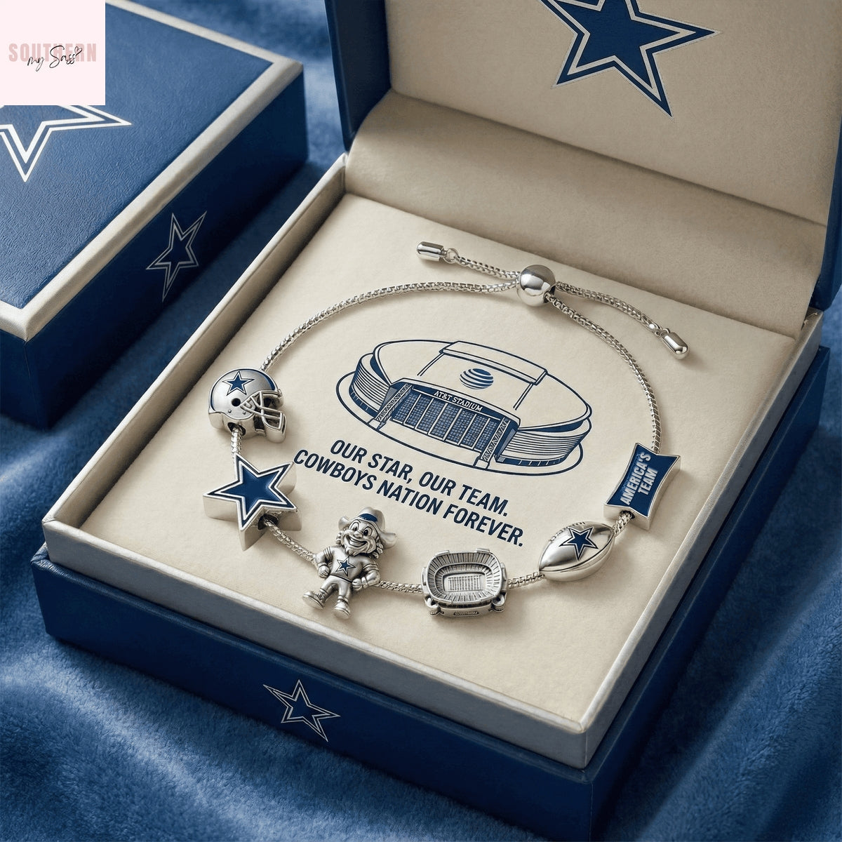 Dallas Cowboys Charm Bracelet