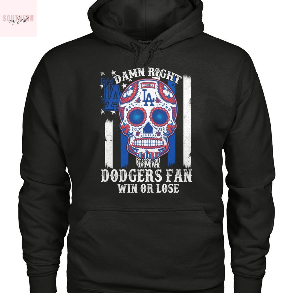 Damn Right Im A Los Angeles Dodgers Win Or Lose Unisex T-Shirt