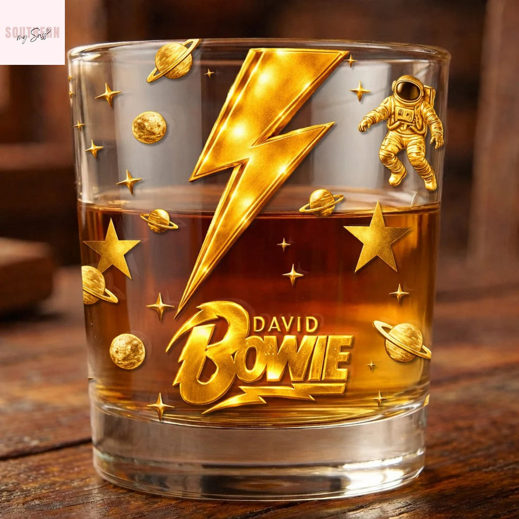 David Bowie 2026 Whiskey Glass