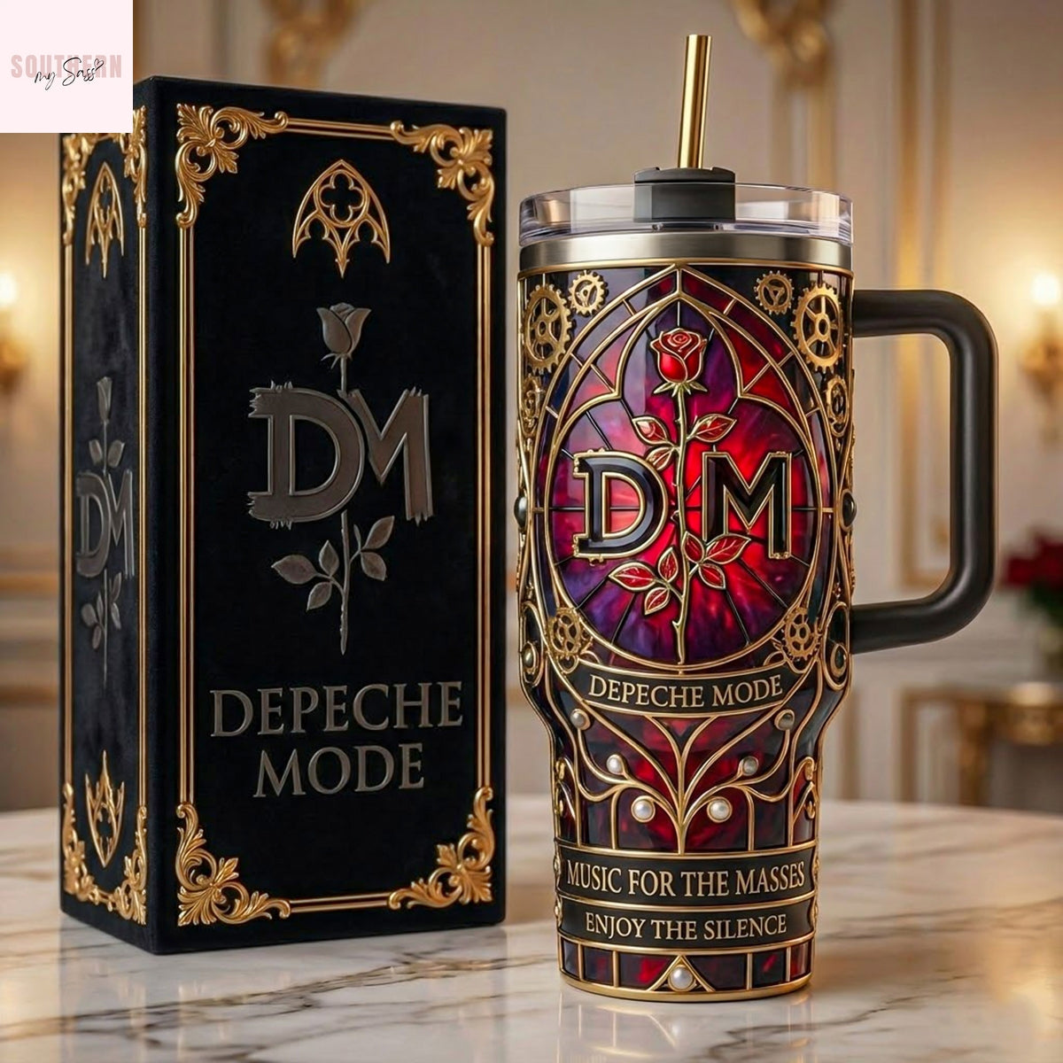 Depeche Mode Music For The Masses Enjoy The Silence Tumbler