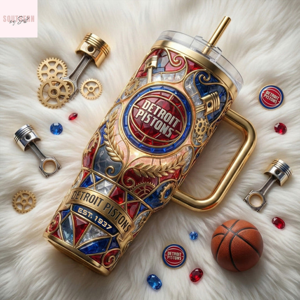 Detroit Pistons Basketball Est 1937 Tumbler