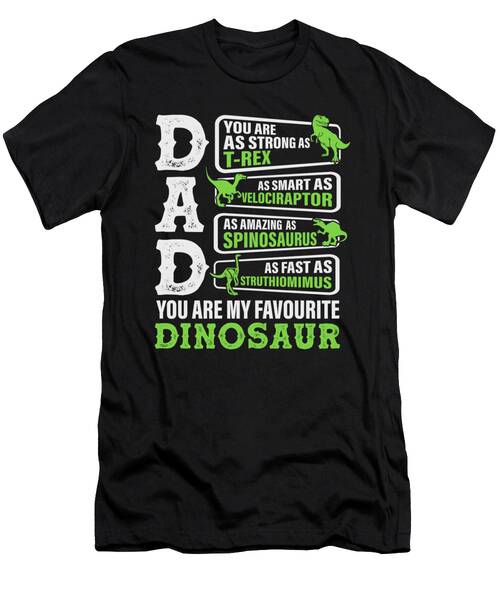 Dinosaur Dad Funny Father Dino T-Shirt
