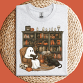 Ghost Reading Halloween Shirt