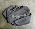 The Midwest - Embroidered Crewneck Midwestern Sweatshirt