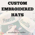 Custom Embroidered Hat, Two Tone Hat, Embroidered Hats
