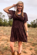 Bronzed Bloom Dress