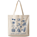 Sun Salt Sand - Canvas Tote Bag