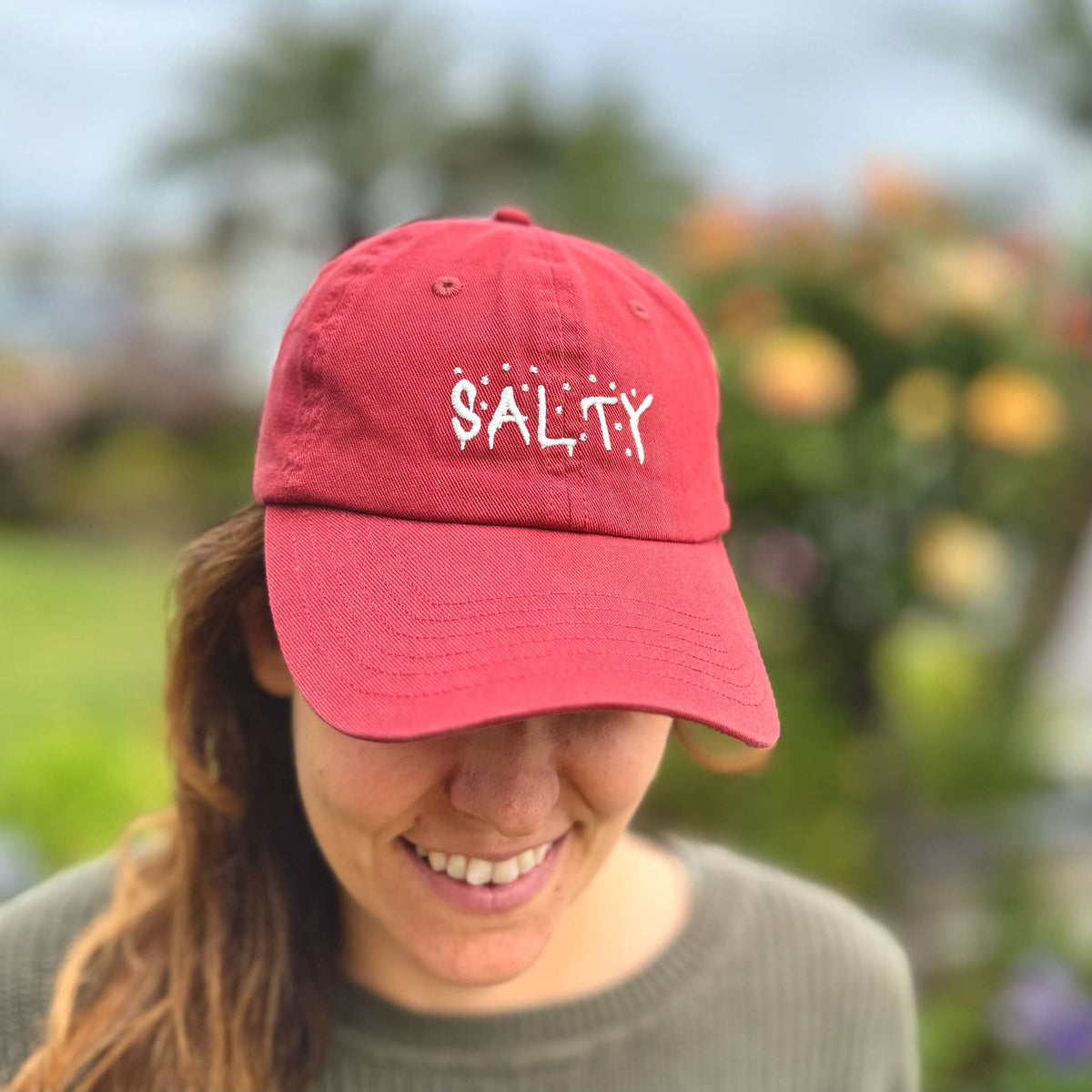 Salty Hat Baseball Cap, Red