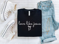 Love Like Jesus Black Bella Christian Graphic Tee