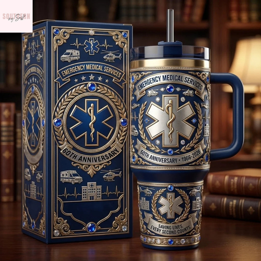 Emergency Medical Services 60th Anniversary Tumbler