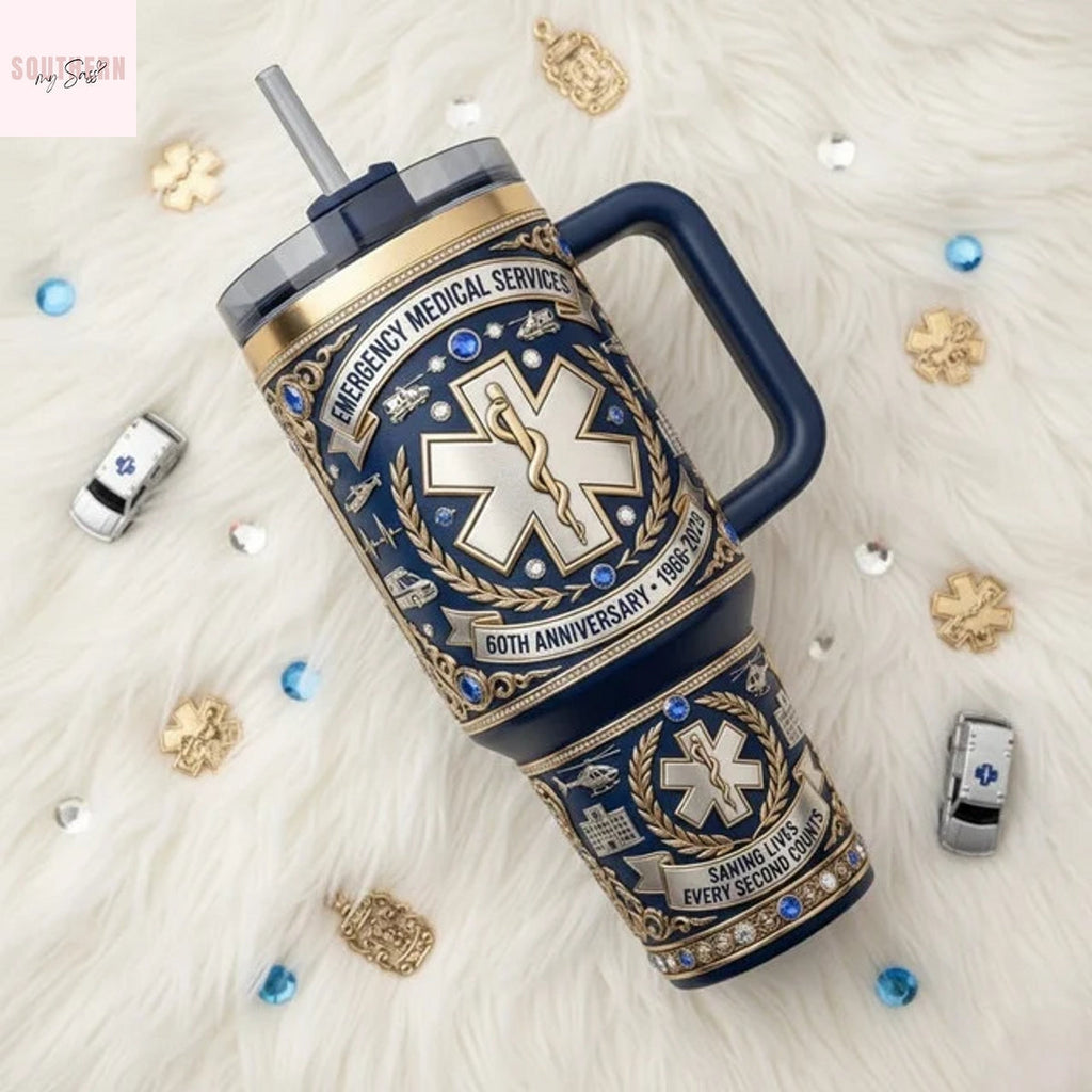 Emergency Medical Services 60th Anniversary Tumbler