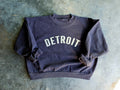 The Letterman - Garment Dye Mockneck Cropped Sweatshirt