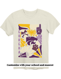 Boho Wildflower Custom Mascot School Spirit Shirt
