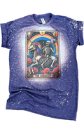 The Audacity - Skeleton Tarot Card Bleached Tee