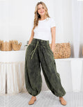 Stone Washed Harem Pant (KT-1314)