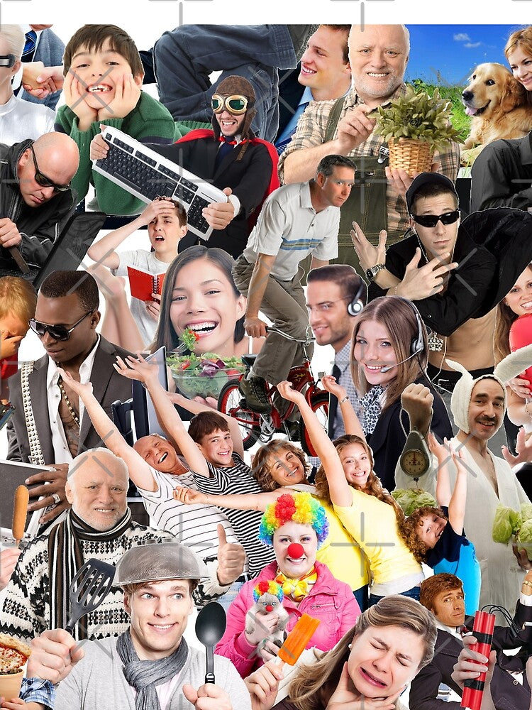 What Is This I Don't Even: A Stock Photo Collage by Meredibbs