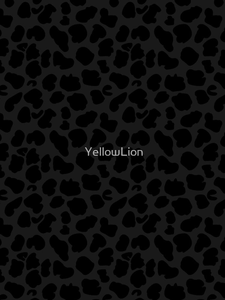 Leopard Black Texture by YellowLion