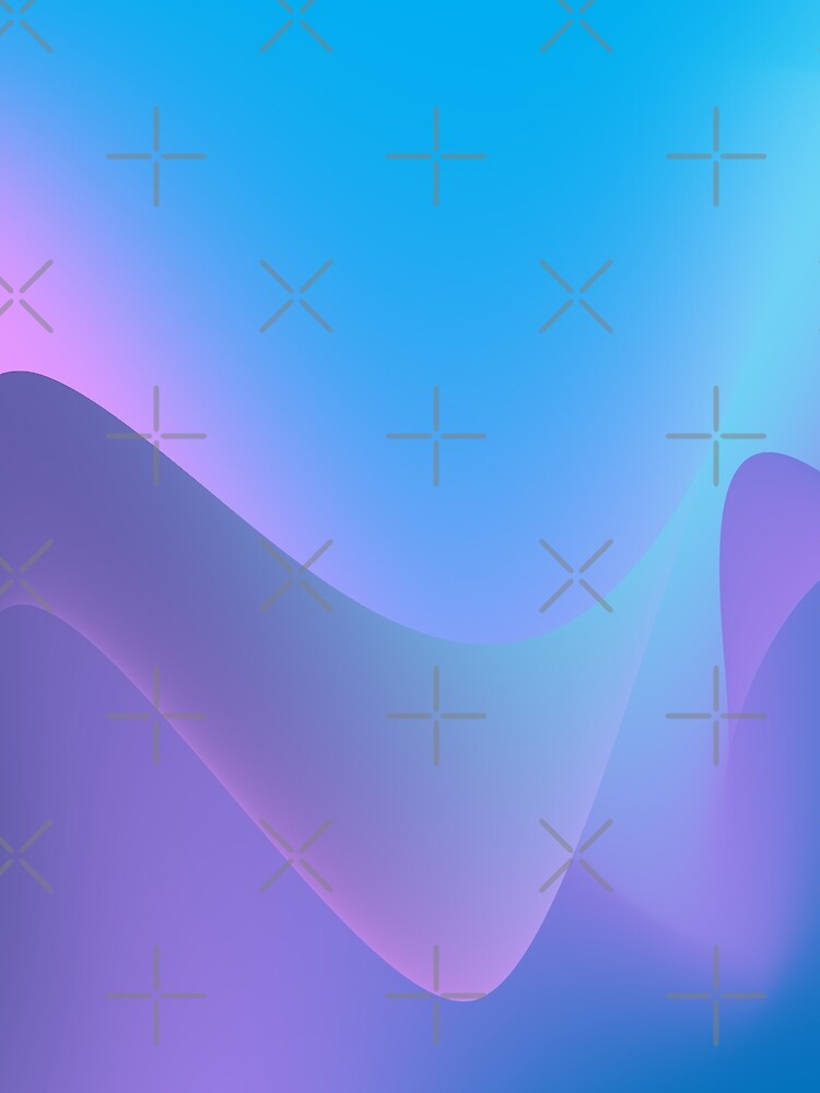 Blue and purple wave gradient by RIXXI HEY CO.