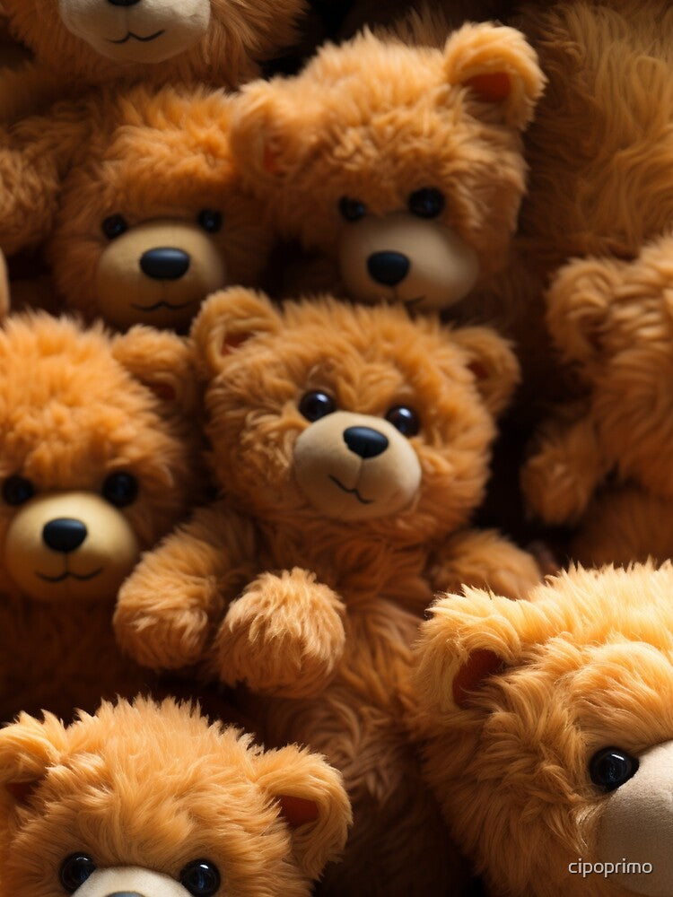 Plush brown teddybears by cipoprimo