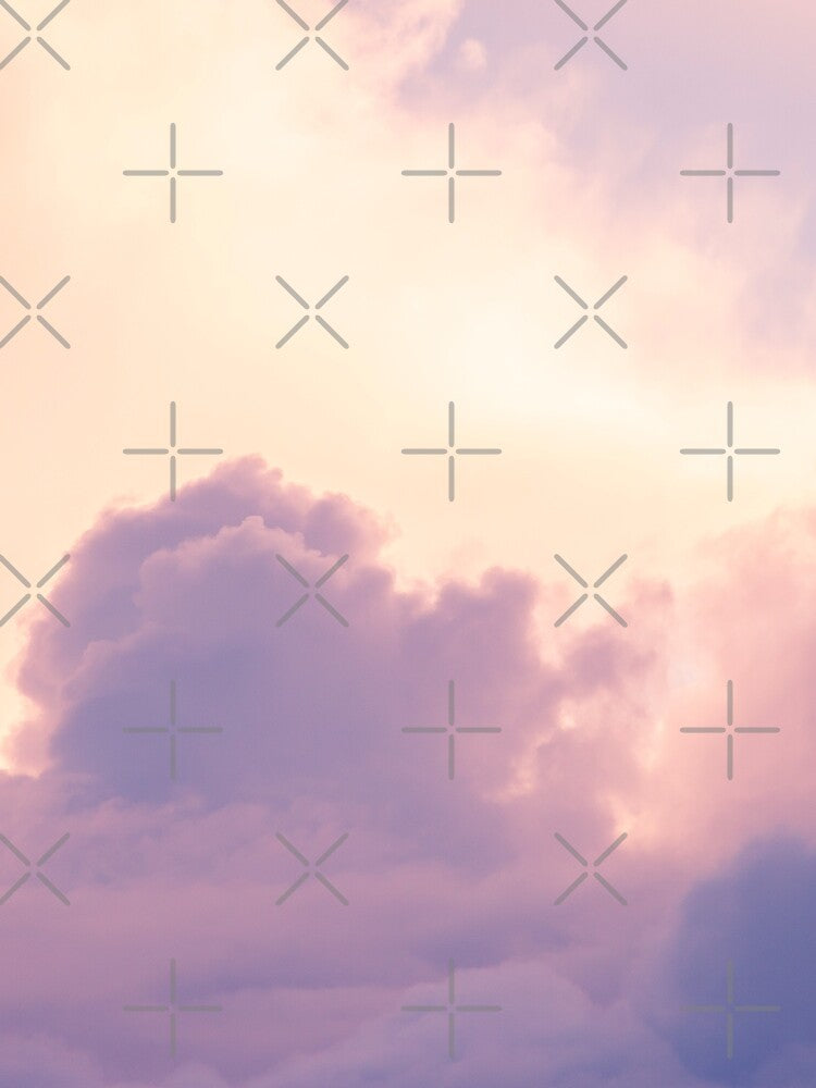 Cotton Candy Clouds Pink by ind3finite
