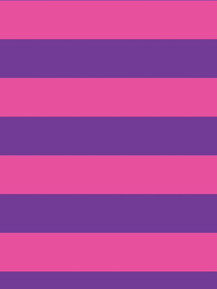 Pink and Purple wide stripes by Feeling Artsy
