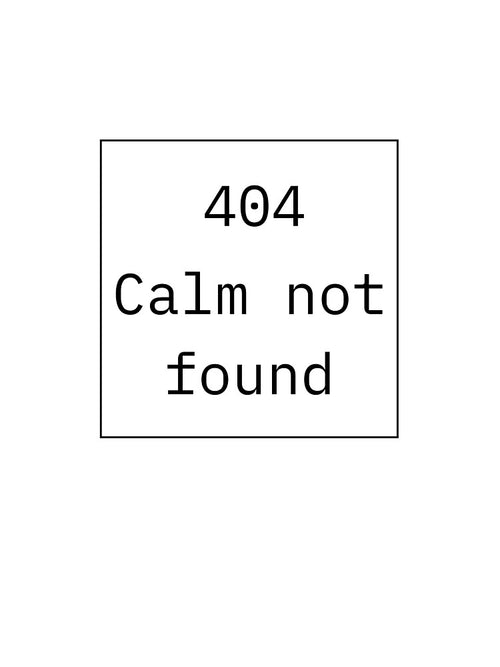 404 Calm not found by designsvetlana1