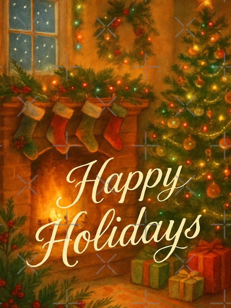 happy holidays by vinniespeer