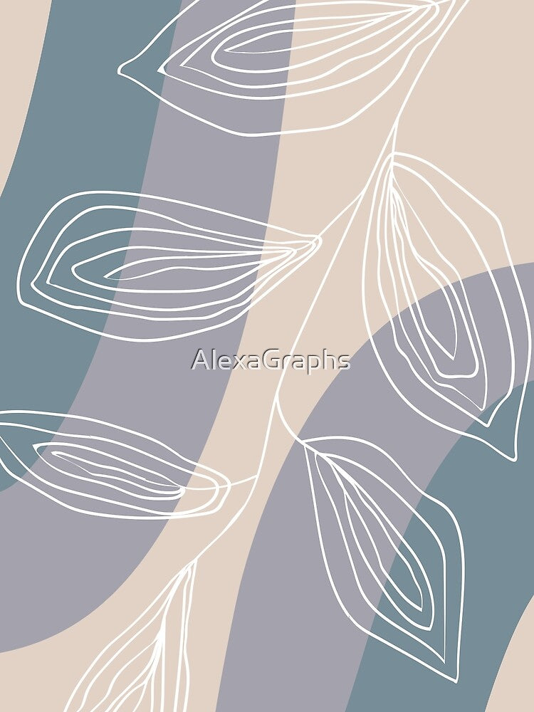 Minimalist Botanical Art. by AlexaGraphs
