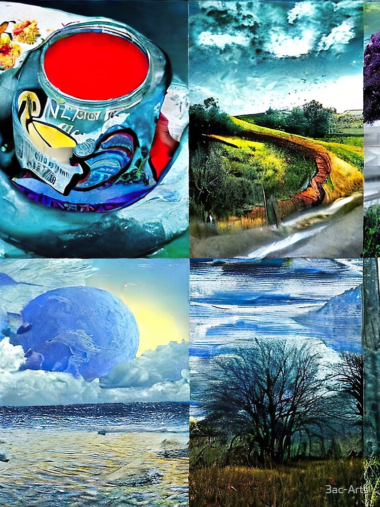 Classic and Modern Mix: The One-of-a-Kind Art Print [AI generated, AI art ] by 3ac-Arts