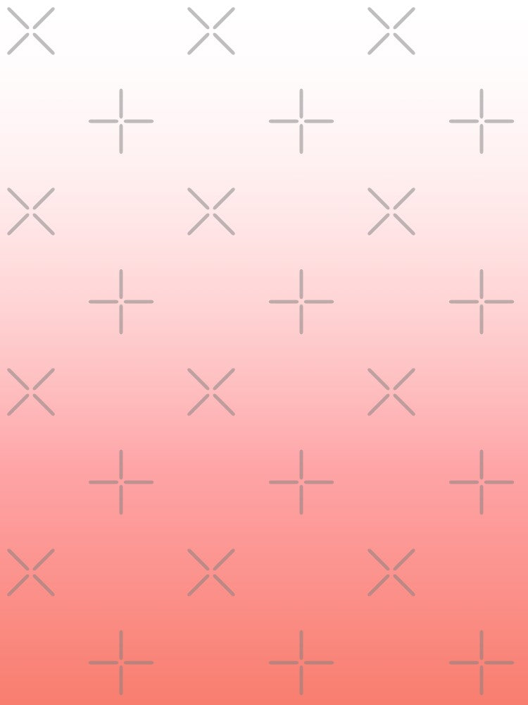Coral red ombre by Latte Design