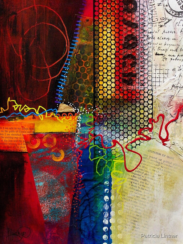 Colorful Collage Art by Patricia Lintner