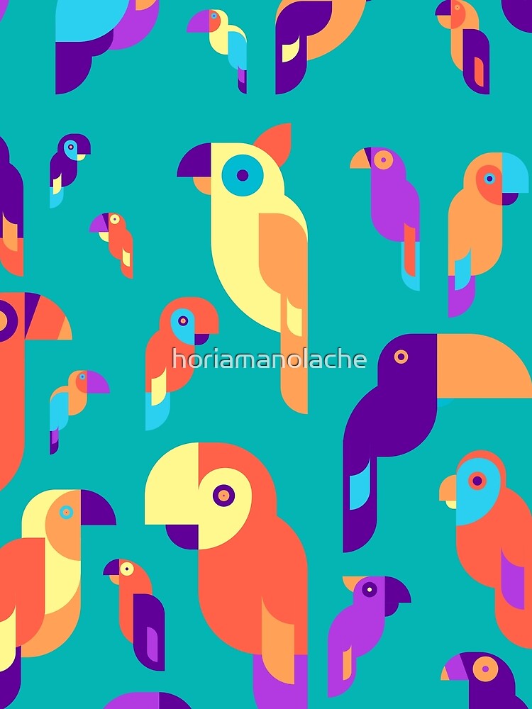Copy of Cool Parrot Design Pattern by Horia Manolache
