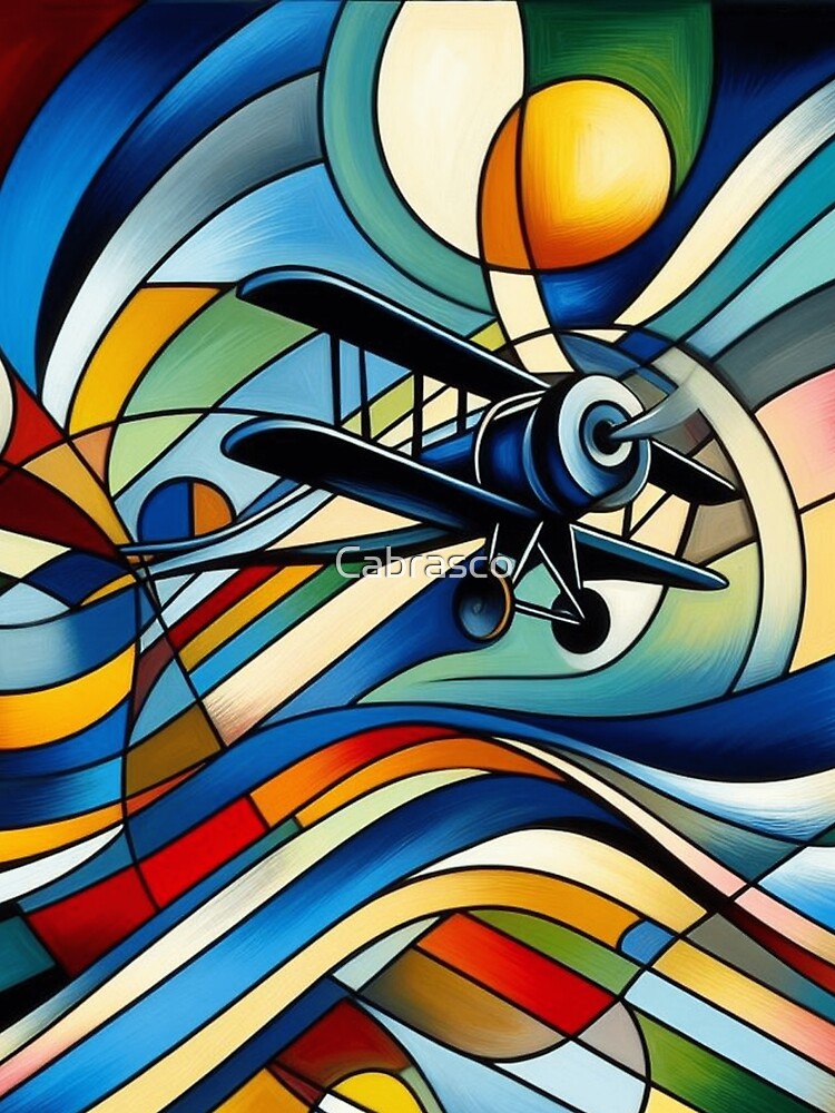 colorful AIRCRAFT by Cabrasco