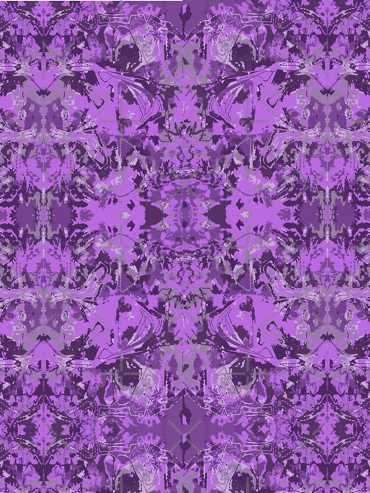 Abstract Purple Exclusive Pattern by LIRAZ ZIV