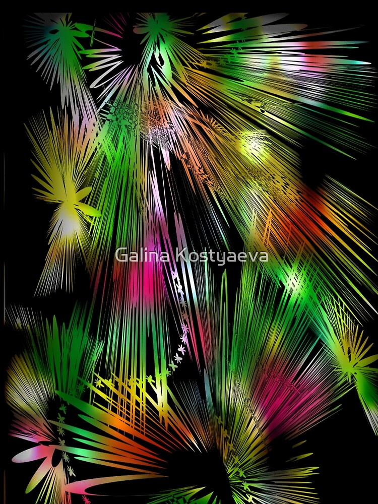 Bright abstract design for clothes by Galina Kostyaeva