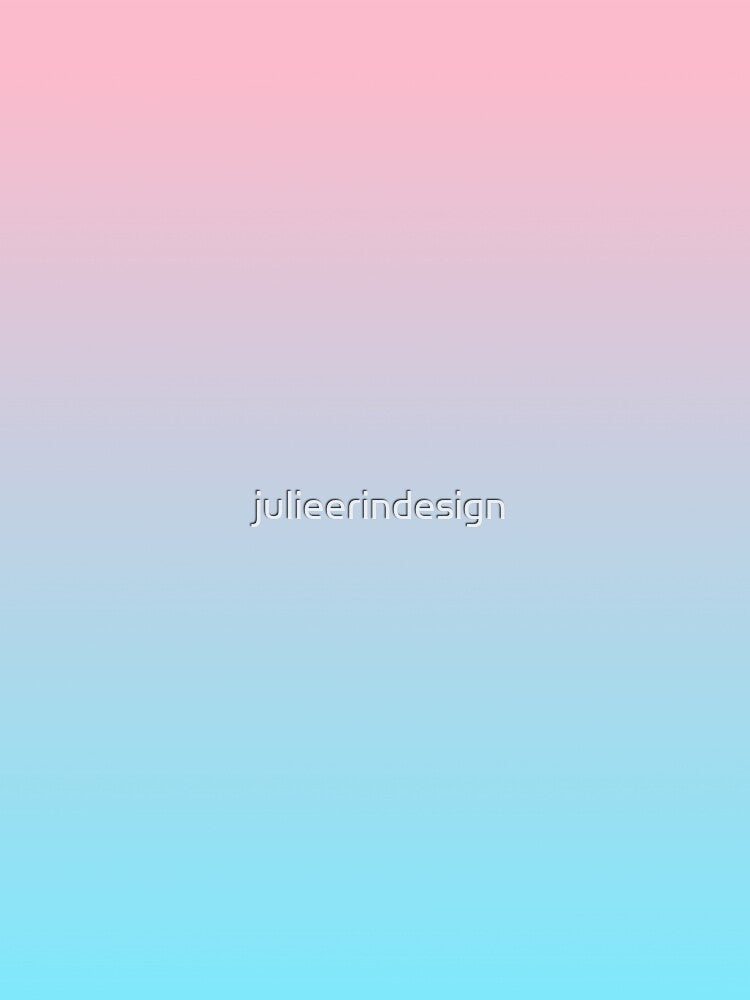 Pink Blue Pastel Ombre Gradient by Julie Erin Designs
