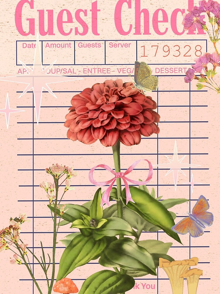 Vintage Botanicals - Guest Check by bowsbotanicals