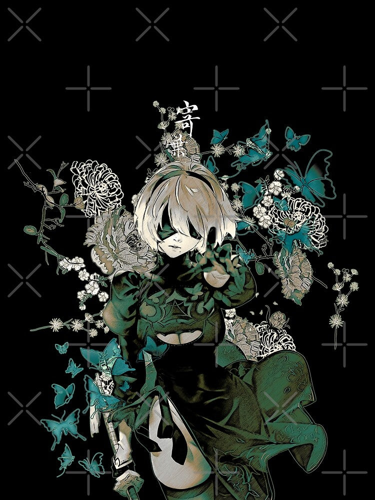 Butterflies and garden by EgorBratkin