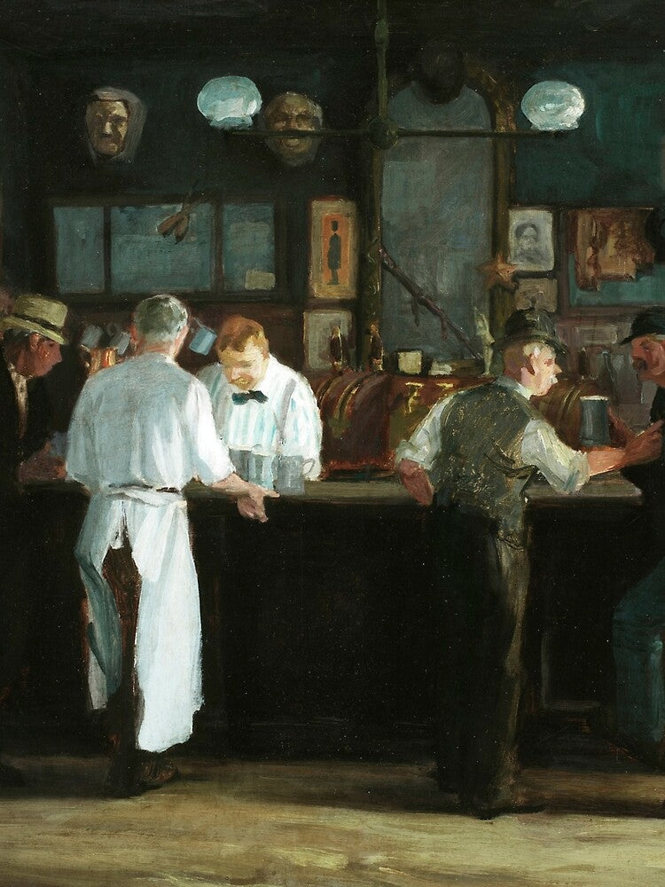 John Sloan's McSorley's Bar by mosfunky
