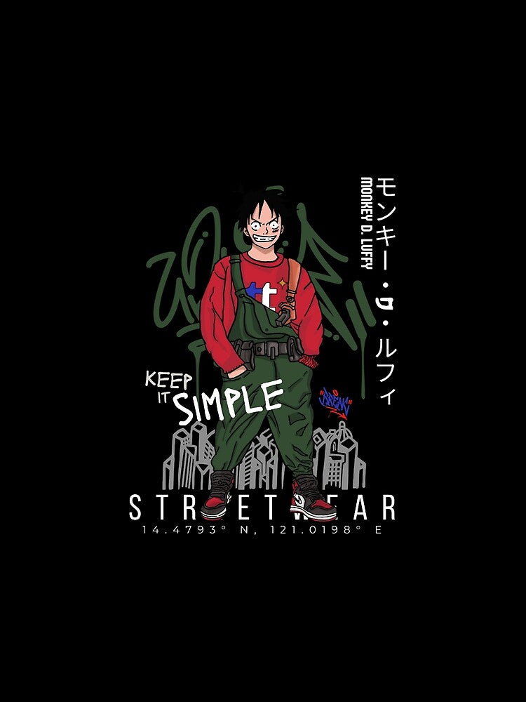 Luffy Streetwear by ElenaLehner