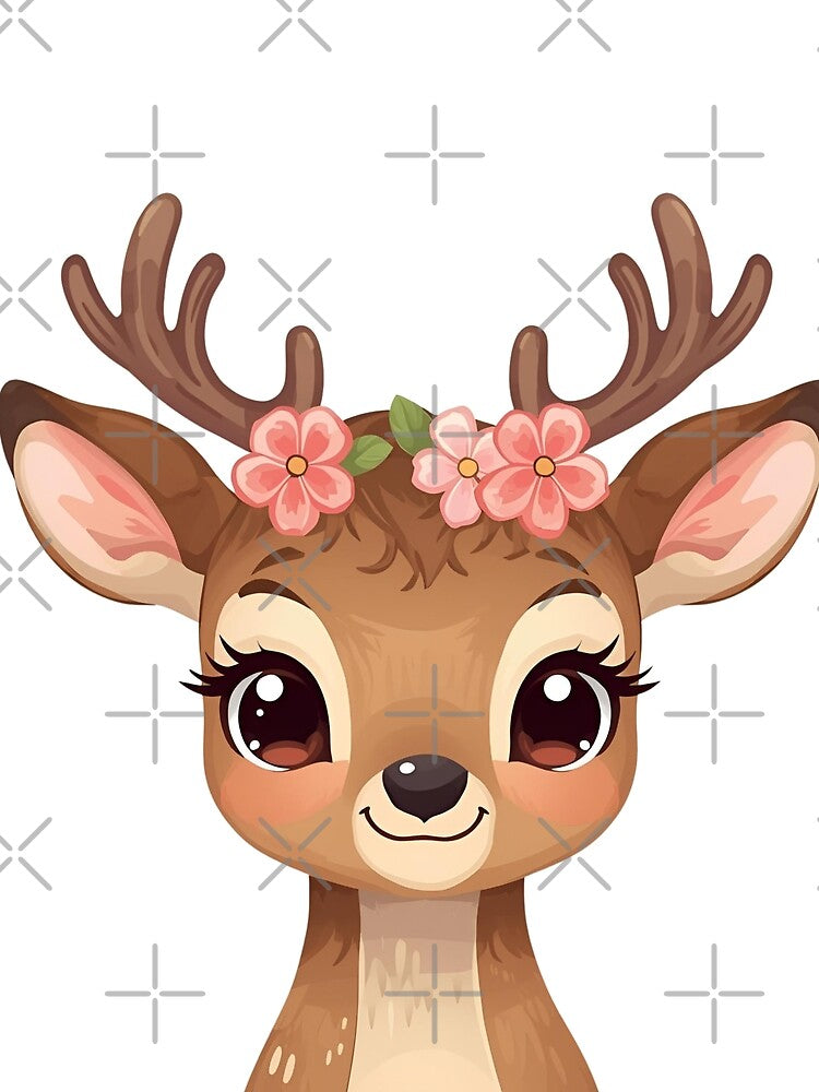 Cute deer from the fairytale forest by SimonsDesignArt
