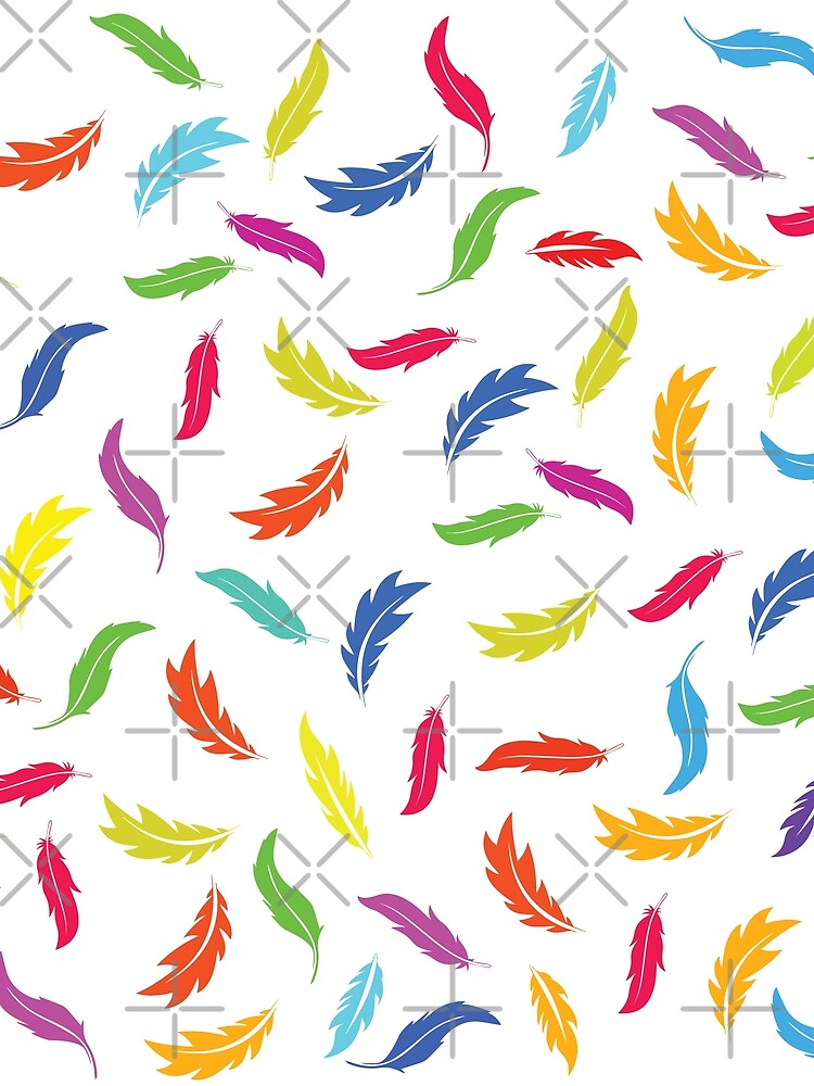 Colorful Feathers by Soumita