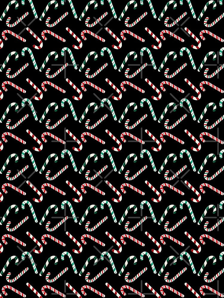 Candy Canes Falling by MakerOfPaper
