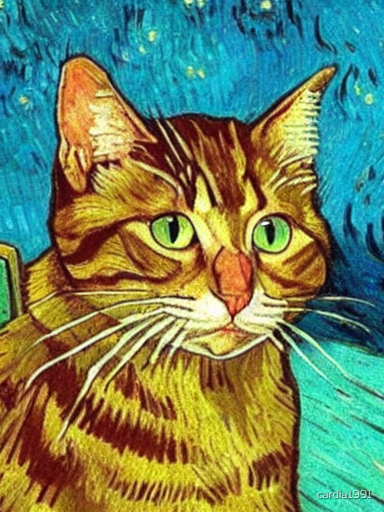 Cat Van Gogh Style #13 by cardia1991