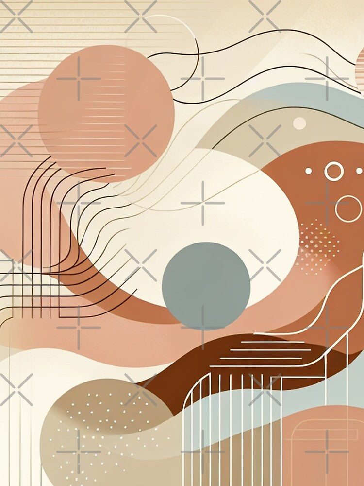 Boho Abstract Background - 34 by Acabee